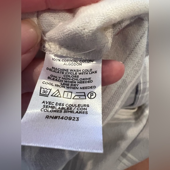 Grey & White, Button Down - Picture 4 of 4